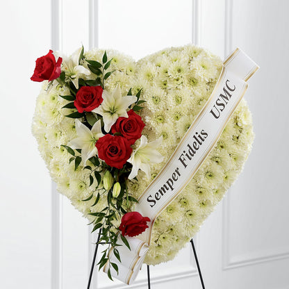 Heartfelt Hero Standing Heart – SUNSHINE FLOWERS & GIFTS, Joaquin TX