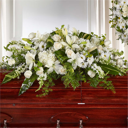 Abundance Casket Spray – SUNSHINE FLOWERS & GIFTS, Joaquin TX