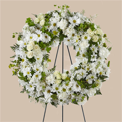 Faithful Wishes Wreath – SUNSHINE FLOWERS & GIFTS, Joaquin TX