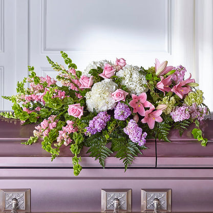 Life's Gratitude Casket Spray – SUNSHINE FLOWERS & GIFTS, Joaquin TX