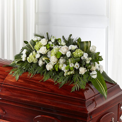 Hopeful Gesture Casket Spray – SUNSHINE FLOWERS & GIFTS, Joaquin TX