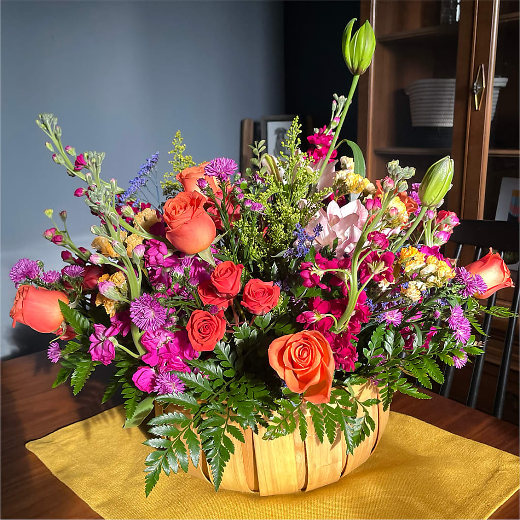 Garden of Life Basket – SUNSHINE FLOWERS & GIFTS, Joaquin TX