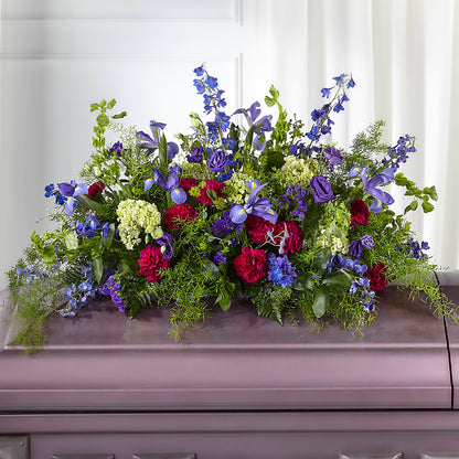 Always Treasured Casket Spray – SUNSHINE FLOWERS & GIFTS, Joaquin TX