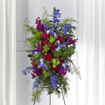 Heavenly Skies Standing Spray – SUNSHINE FLOWERS & GIFTS, Joaquin TX
