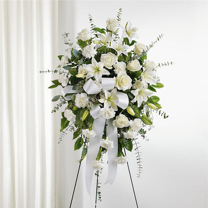 With Care Standing Spray – SUNSHINE FLOWERS & GIFTS, Joaquin TX