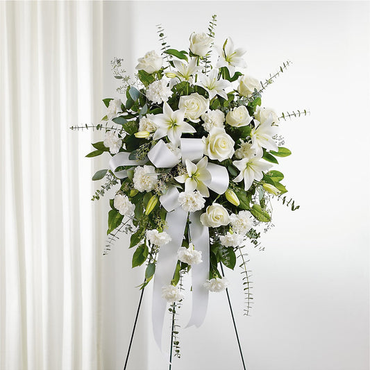 With Care Standing Spray – SUNSHINE FLOWERS & GIFTS, Joaquin TX