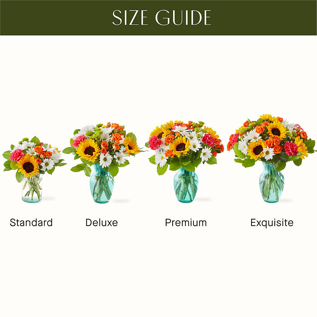 Sun-drenched Blooms Bouquet – SUNSHINE FLOWERS & GIFTS, Joaquin TX