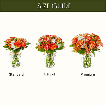 Apricot Glow Bouquet – SUNSHINE FLOWERS & GIFTS, Joaquin TX