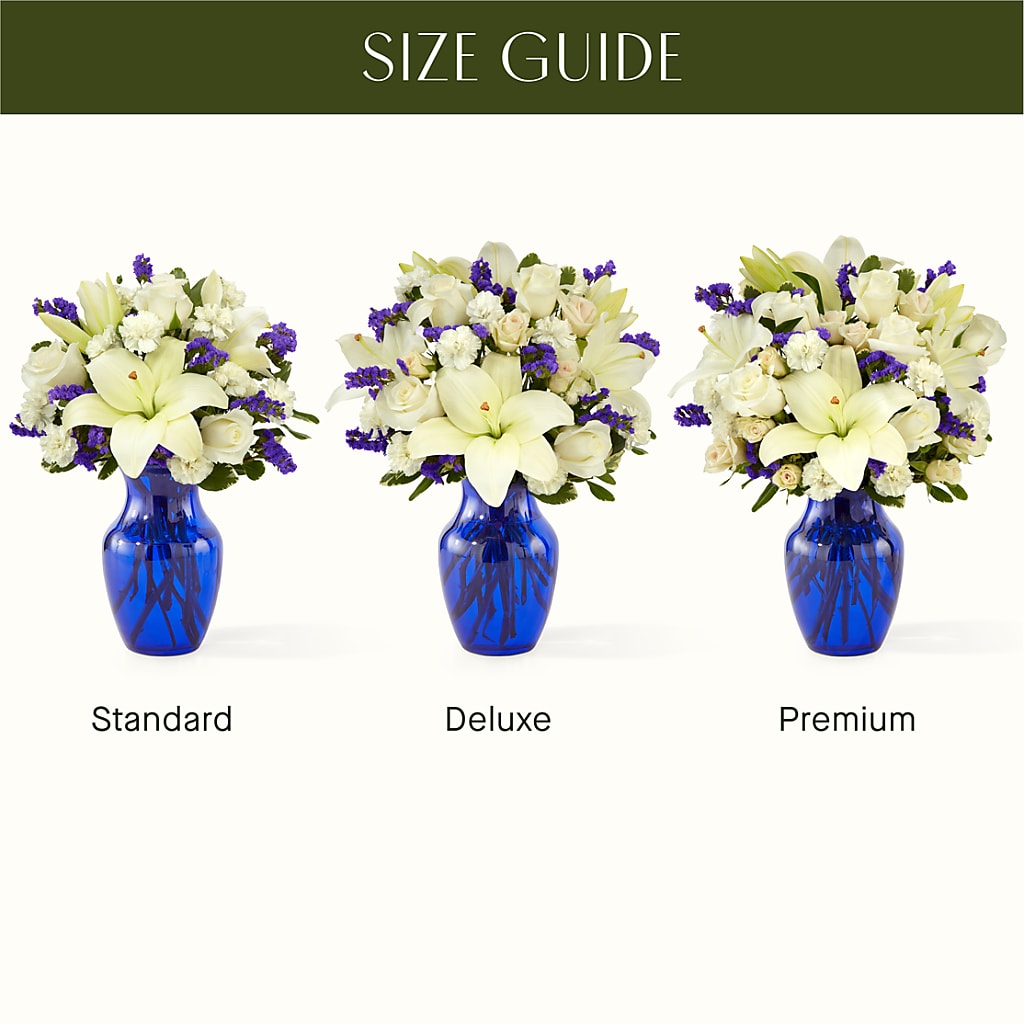 Sapphire Rush Bouquet – SUNSHINE FLOWERS & GIFTS, Joaquin TX