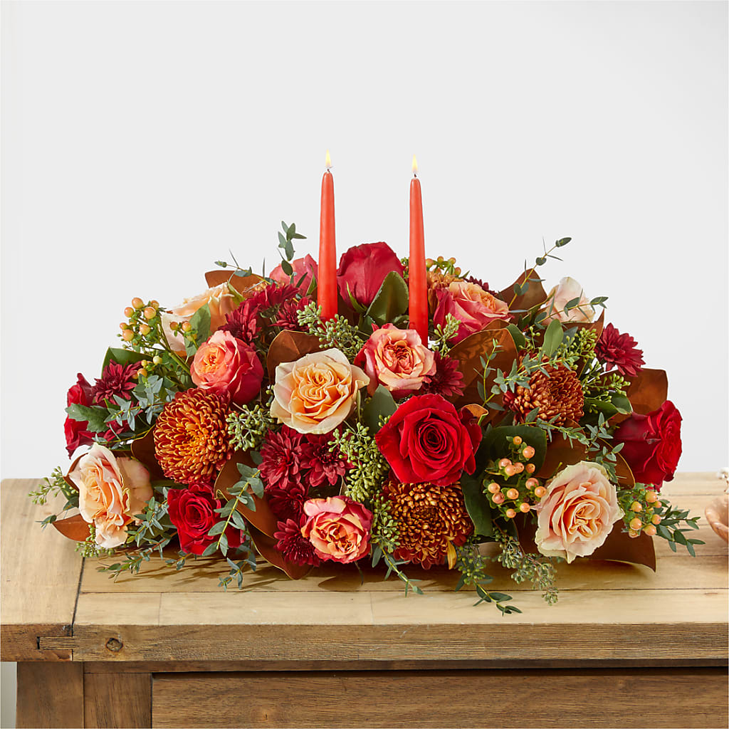 Gather Near Centerpiece – SUNSHINE FLOWERS & GIFTS, Joaquin TX