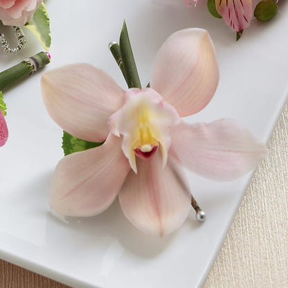 Pink Cymbidium Boutonniere – SUNSHINE FLOWERS & GIFTS, Joaquin TX