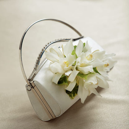 White Purse Decor – SUNSHINE FLOWERS & GIFTS, Joaquin TX