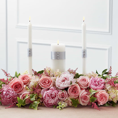 Worldwide Romance Unity Candle Arrangement – SUNSHINE FLOWERS & GIFTS, Joaquin TX