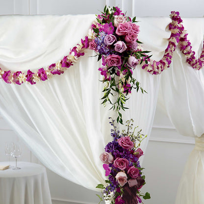 Color & Light Chuppah Decor – SUNSHINE FLOWERS & GIFTS, Joaquin TX
